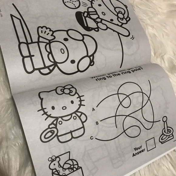 🖍Sanrio Hello Kitty Jumbo Coloring/Activity Books - Picture 4 of 4